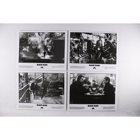 1989 BLACK RAIN Ridley Scott Movie press kit + 16 photos + production - Picture 4 of 10